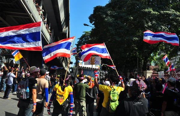 Bangkok, Thaimaa: Operaatio Sammuta Bangkok Mielenosoittajat — kuvapankkivalokuva