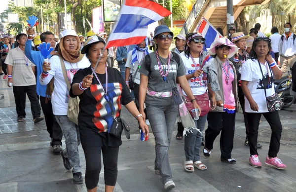 Bangkok, Thaïlande : Opération Shut Down Bangkok Demonstrators — Photo