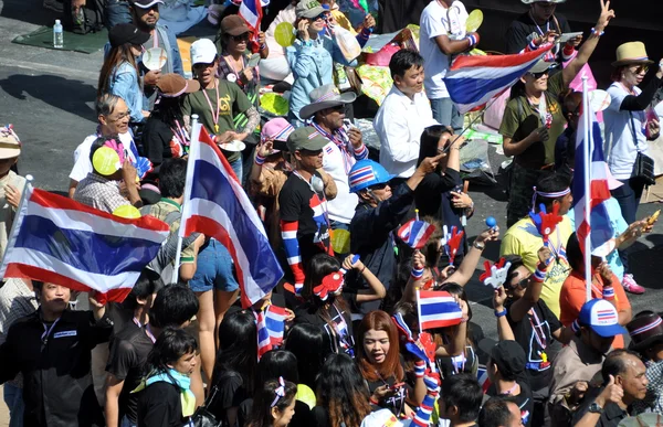 Bangkok, Thailand: Betrieb schließt Bangkok-Demonstranten — Stockfoto