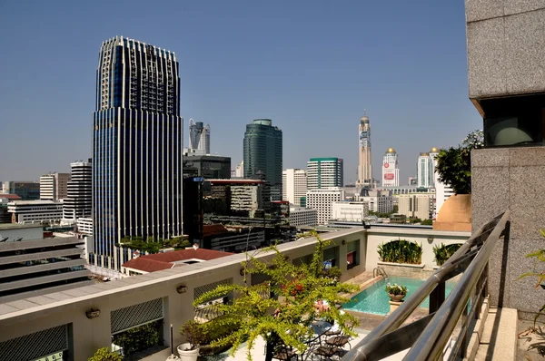 Bangkok, thailand: uitzicht op de stad — Stockfoto