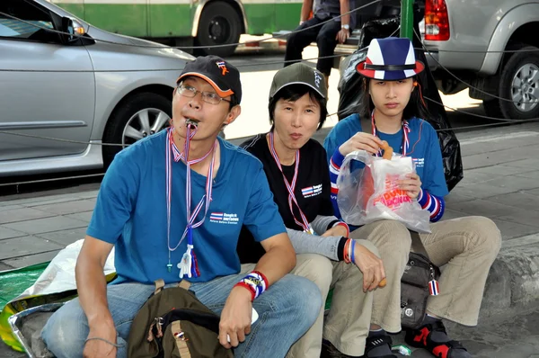 Bangkok, Tayland: operasyon kapamak bangkok göstericiler — Stok fotoğraf