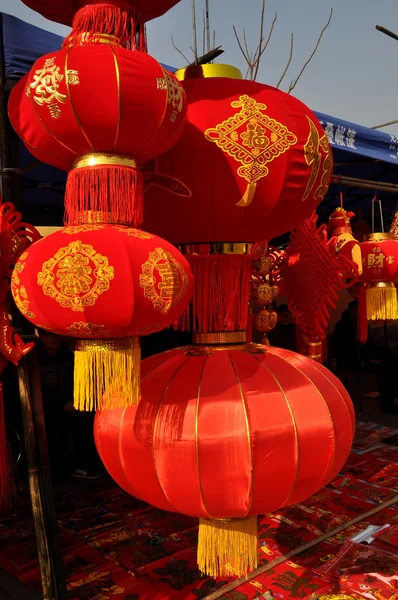 Pengxhou, China: Decoraciones chinas de año nuevo —  Fotos de Stock
