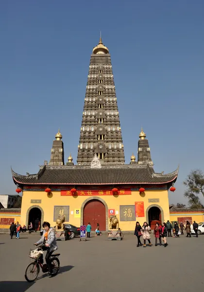 Pengzhou, Çin: uzun XING pagoda — Stok fotoğraf