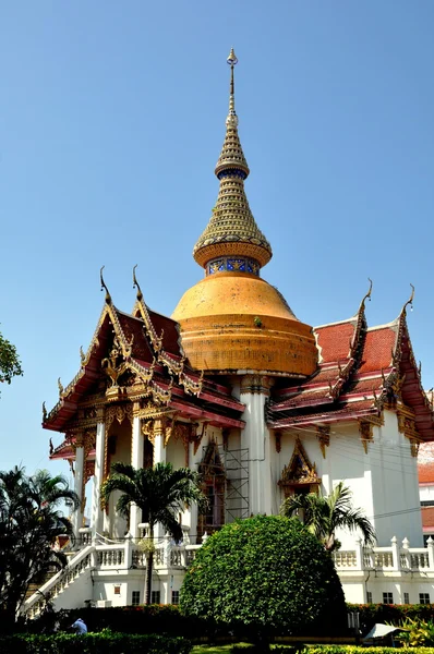Pattaya, Tajlandia: ubosot hall w wat chai mongkhon — Zdjęcie stockowe