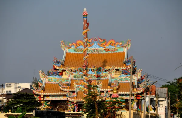 Bang Saen, Thaland: Xuan Tian Shang Di Fo Zhu Miao Templo chinês — Fotografia de Stock