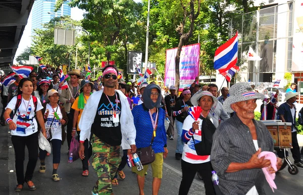 Bangkok, Tayland: operasyon kapamak bangkok göstericiler — Stok fotoğraf