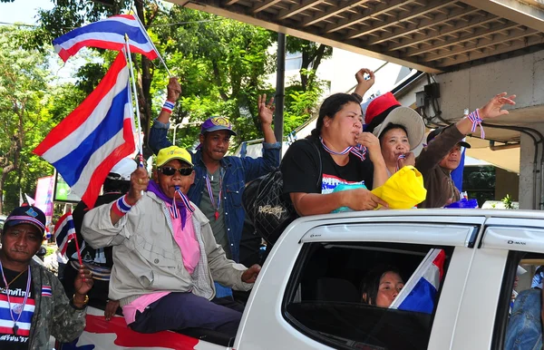 Bangkok, Thailand: Betrieb schließt Bangkok-Demonstranten — Stockfoto