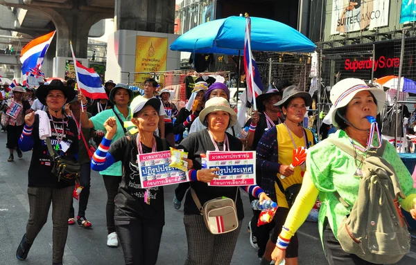 Bangkok, Tayland: operasyon kapamak bangkok göstericiler — Stok fotoğraf