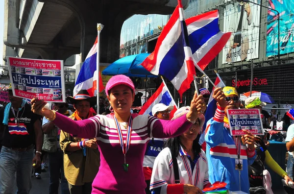 Bangkok, Tailandia: Operación Cierre de Demostradores de Bangkok — Foto de Stock