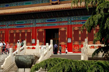 Beijing, Çin: Yasak Şehir karmaşık dekoratif Pavyonu