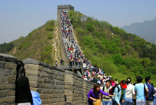 Badaling, China: die große Mauer des Porzellans — Stockfoto