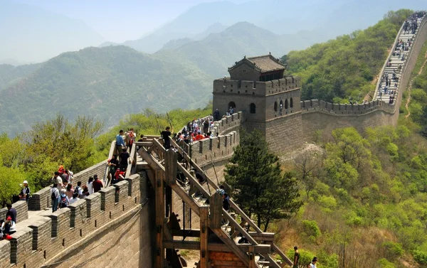 Badaling, Kina: den stora muren — Stockfoto