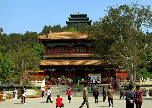 Beijing, Chiny: jingshan park — Zdjęcie stockowe