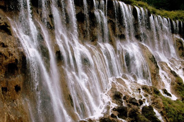 Цзючжайгоу, Китай: Водопад Нуорлин
