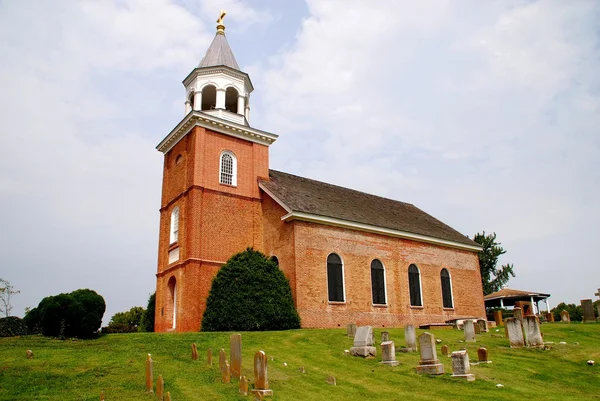 1709 Igreja da Boêmia Velha na Boêmia, Maryland — Fotografia de Stock