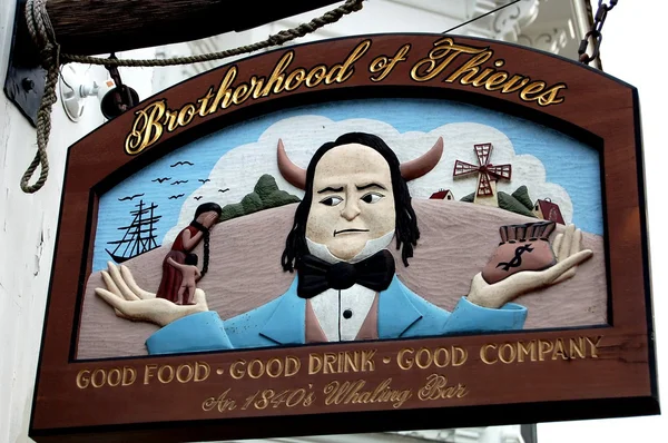 Hırsızlar bar nantucket Adası, massachusetts'kardeşlik işareti