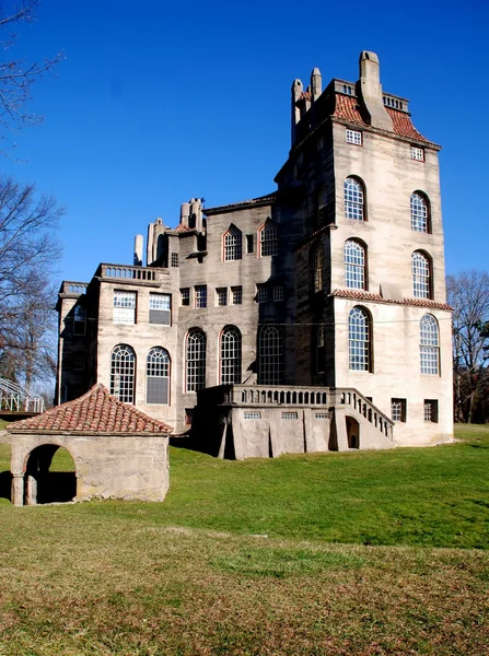 Doylestown, Pennsylvania: 1910 Fonthill Mansion — Stok fotoğraf