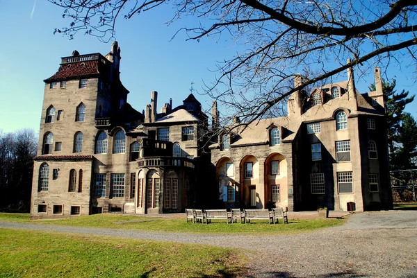 Doylestown, pennsylvania: 1910 fonthill rezydencji — Zdjęcie stockowe