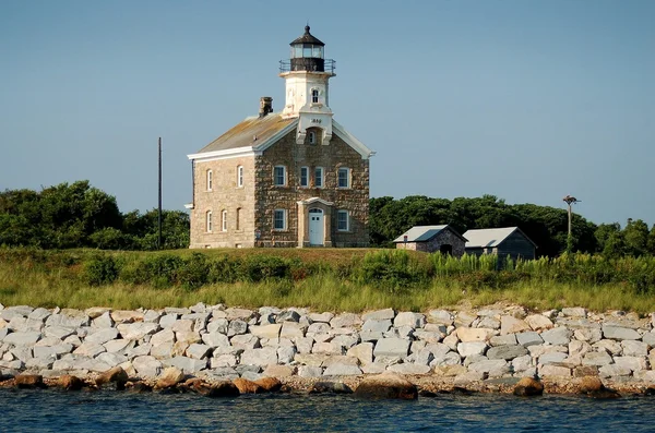 1869-70 Plum Island Lighthouse in NY State — Stock Photo, Image