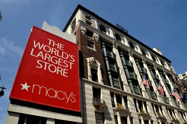 NYC: obchodní dům macy's — Stock fotografie