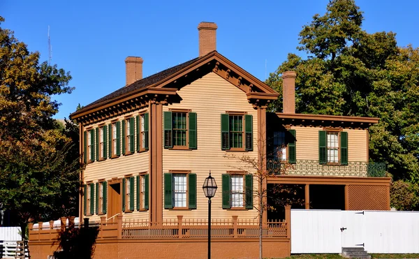 Springfield, illinois: abraham sito storico nazionale di lincoln — Foto Stock