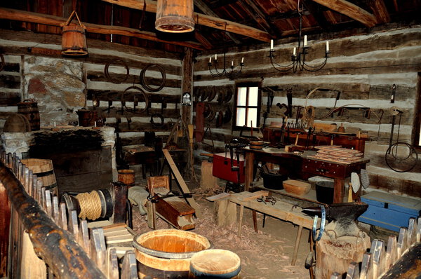 New Salem, Illinois: Henry Onstot Cooper Shop