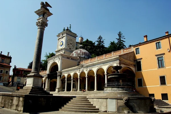 Udine, Italy: Loggia de San Giovanni — Stock Photo, Image