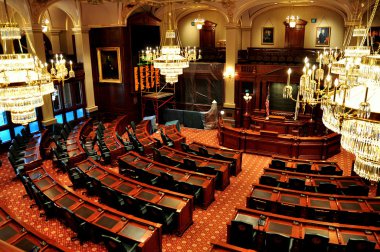Springfield, Illinois: Senate Chamber of State Capitol clipart