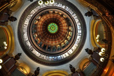 Springfield, Illinois: State Capitol Dome clipart
