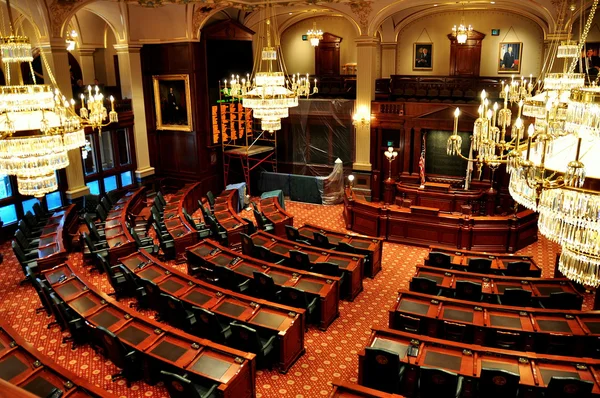 Springfield, Illinois: eyalet başkenti Senato odası