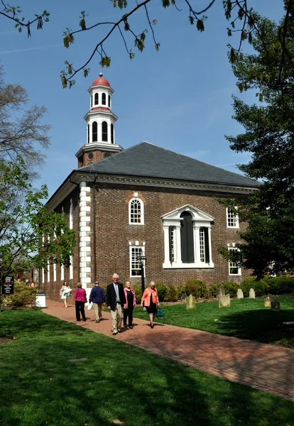 Alexandria, VA: Paroquianos na Igreja de Cristo — Fotografia de Stock