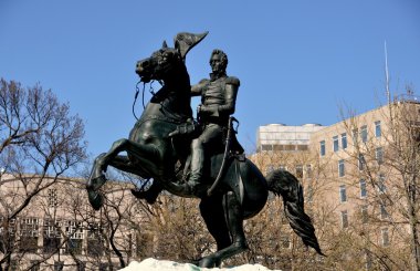 Washington dc: atlı heykeli: andrew jackson