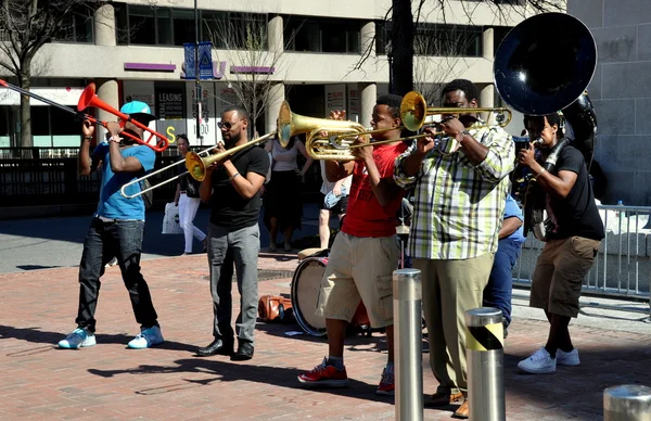 Washington, dc: jazzowych muzyków w dupont circle — Zdjęcie stockowe