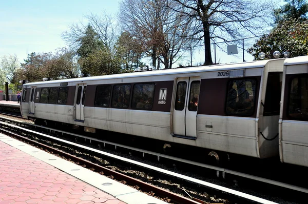 Arlington, Virgínia: Metro Metro Train — Fotografia de Stock