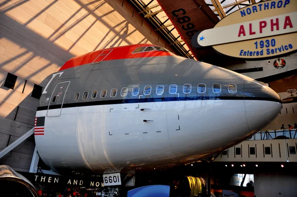 Washington, DC:Boeing 747 at NASA Museum — Stock Photo, Image