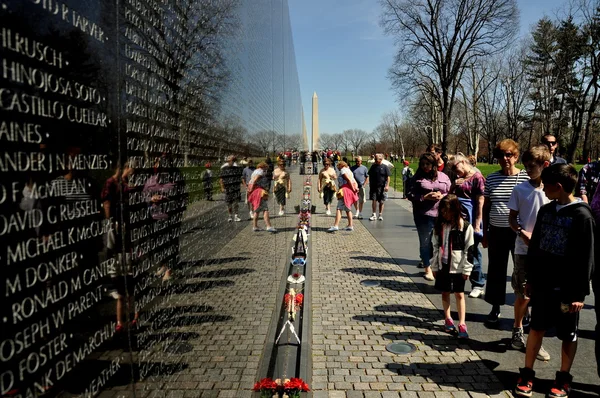 Washington, DC: Vietnam War Memorial — Stock Photo, Image