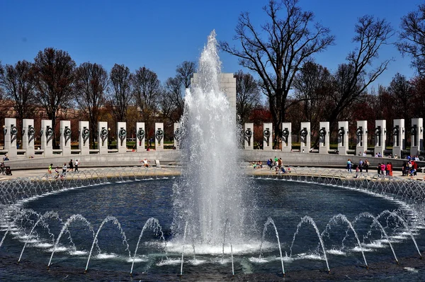 Washington, dc: andra världskriget memorial — Stockfoto