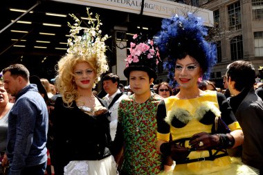 NYC: easter parade eğlenmek