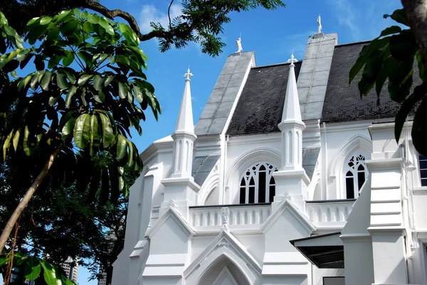 新加坡： 圣安德鲁圣公会大教堂 — 图库照片
