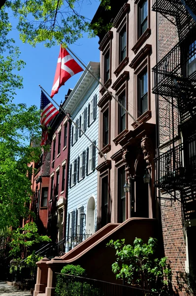 Gater i Brooklyn Heights – stockfoto