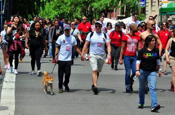 New York: aids camminare 2014 — Foto Stock