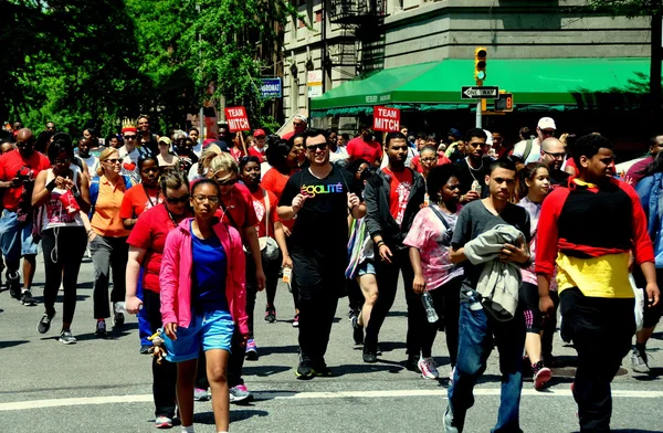 NYC: aids promenad 2014 — Stockfoto