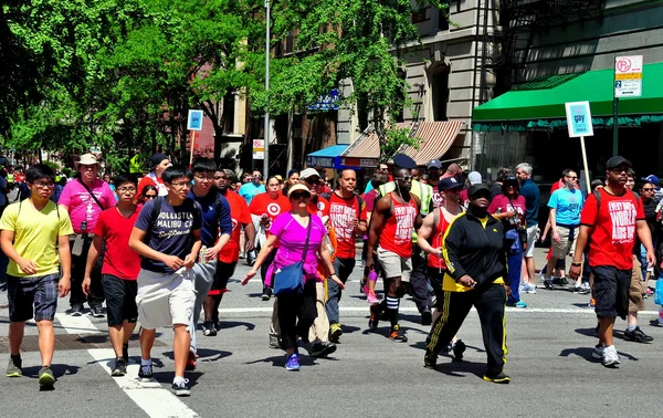 Νέα Υόρκη: aids με τα πόδια το 2014 — Φωτογραφία Αρχείου