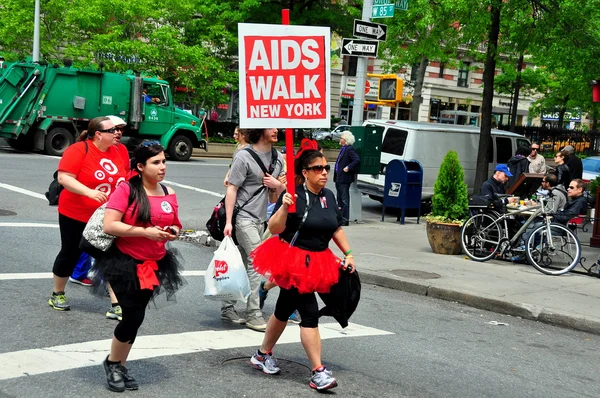 NYC: aids promenad 2014 — Stockfoto