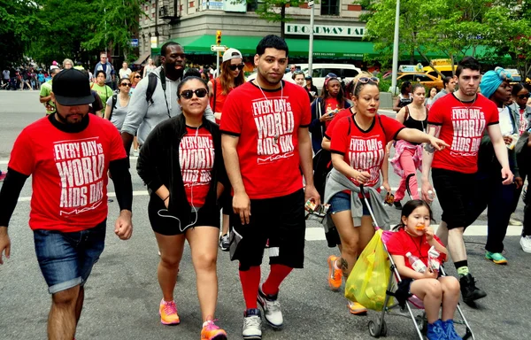 ニューヨーク: aids ウォーク 2014年 — ストック写真