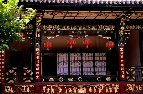 Luo Dai, China: Cantão antigo e Hubei Guild Hall — Fotografia de Stock