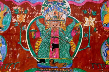 Lijiang, Çin: naxi duvar resmi