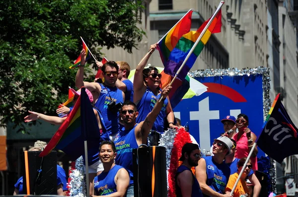 New York: 2014 gay pride parade — Foto Stock