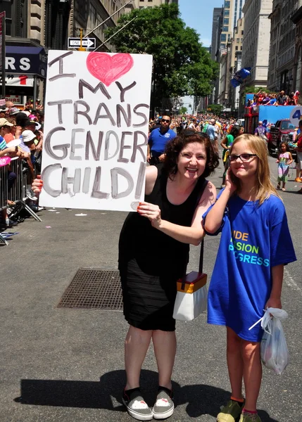 NYC: 2014 homo trots parade — Stockfoto