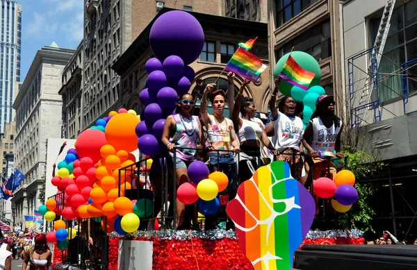 NYC: гей-парад 2014 года — стоковое фото
